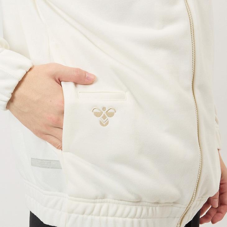 ヒュンメル パーカー 長袖 メンズ レディース hummel PLAY スウェットフルジップジャケット ユニセックス オーバーサイズ 吸汗速乾 無地 総柄 スエット /HAP8294 | hummel | 09