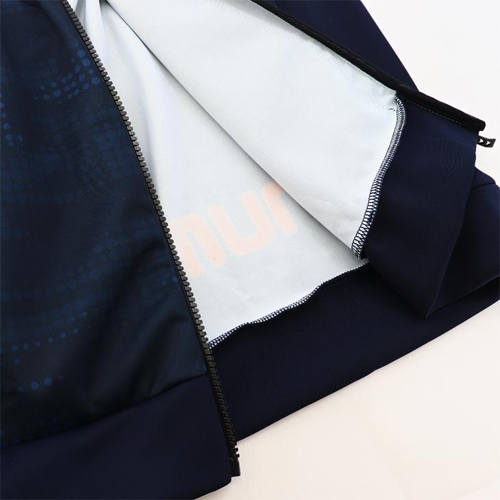 ヒュンメル 当店別注 hummel メンズ ジャージ ジャケット 長袖 フルジップ トラックジャケット アウター ブランド スポーツウエア 昇華プリント /HAT200B_8