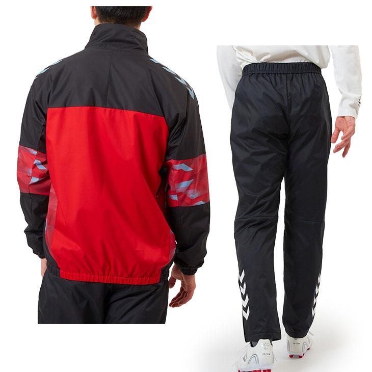 ヒュンメル FCスカル ウーブンフーデッドジャケット ＆ ボアテックパンツ XL hummel ヒュンメル ウィンドブレーカー 上下 キッズ 130-160cm