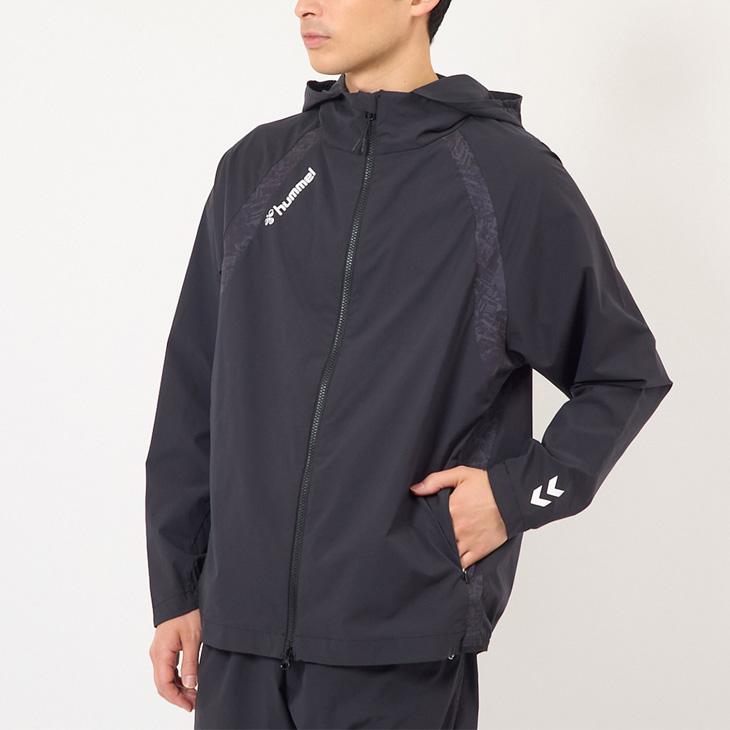 ヒュンメル トレーニングウェア メンズ 上下 hummel ウーブン 長袖ジャケット ロングパンツ セットアップ スポーツウエア 男性 上下組 /HAW2182-HAW2182Pの画像