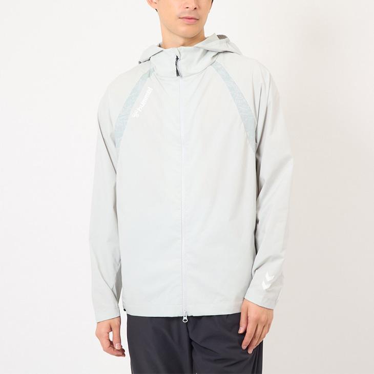 ヒュンメル トレーニングウェア メンズ 上下 hummel ウーブン 長袖ジャケット ロングパンツ セットアップ スポーツウエア 男性 上下組 /HAW2182-HAW2182Pの画像
