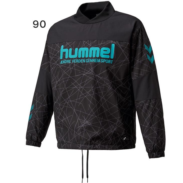 長袖 ピステシャツ 裏フリース 保温 メンズ/Hummel ヒュンメル ハイブリッドピステトップ/スポーツウェア 男性 サッカー トップス ウィンドシャツ 練習 /HAW4192｜apworld｜06