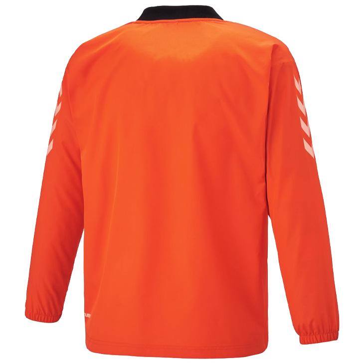 hummel ピステシャツ 長袖 メンズ/ヒュンメル 撥水 防風 裏地