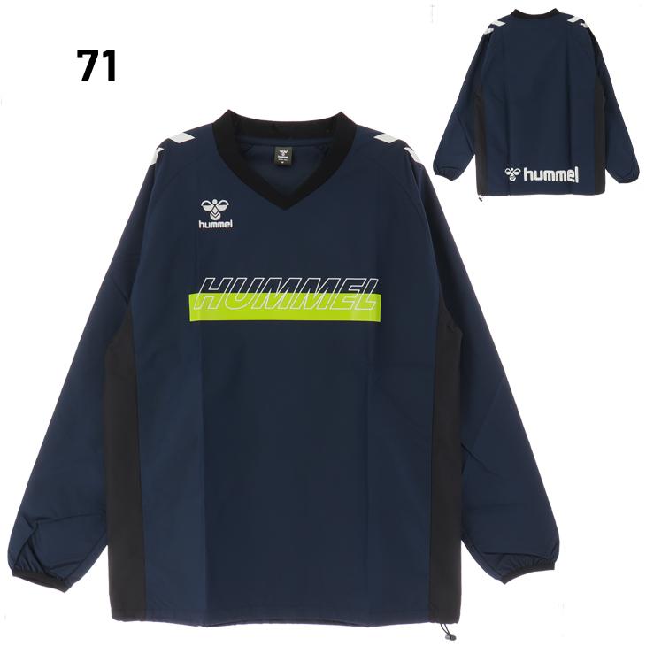 hummel　ピステ　長袖　サッカー　練習着　　160 hummel ピステシャツ 長袖 メンズ/ヒュンメル 撥水 防風 裏地