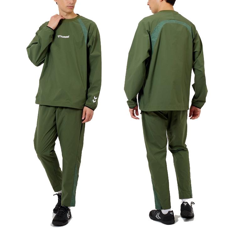 hummel（ヒュンメル） ピステスーツ メンズ 上下 ウーブン 長袖ピステ