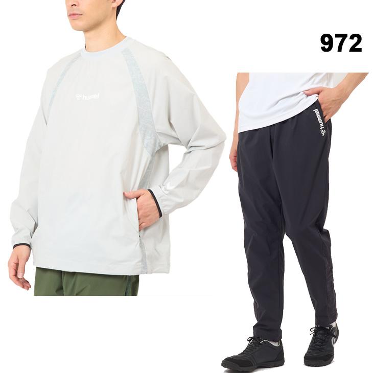 hummel（ヒュンメル） ピステスーツ メンズ 上下 ウーブン 長袖ピステ