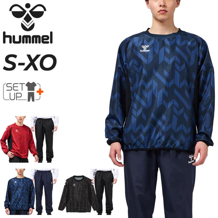 ヒュンメル サッカー フットサル ピステ ハーフ 上下セット hummel（ヒュンメル） メンズ ピステ 上下セット 長袖シャツ ロング