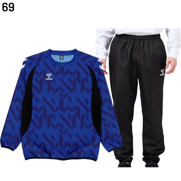 hummel（ヒュンメル） メンズ ピステ 上下セット 長袖シャツ ロング