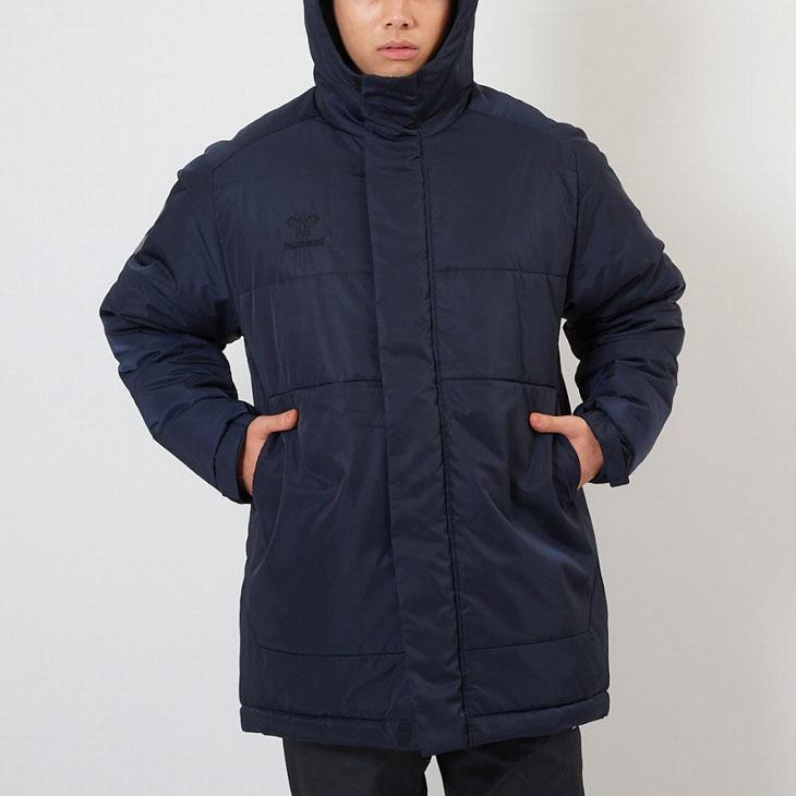 hummel（ヒュンメル） 中わたコート メンズ ジュニア 中綿 ハーフ