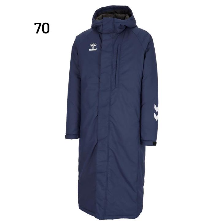 hummel（ヒュンメル） 中綿コート ロング丈 メンズ ジュニア 140cm