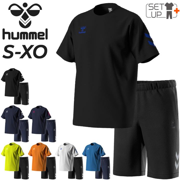 hummel半袖Tシャツ、ショートパンツ上下2セット hummel ヒュンメル キッズ 半袖Tシャツ ハーフパンツ 上下