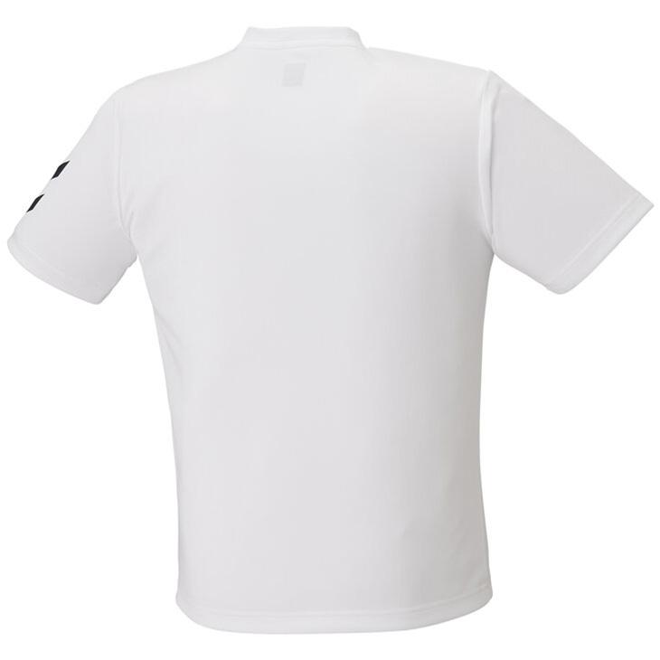 hummel 半袖シャツ ホワイト JASPO Lサイズ hummel（ヒュンメル） 半袖Tシャツ メンズ レディース ワンポイントT