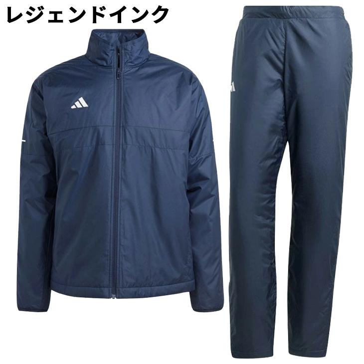 アディダス ウインドブレーカー メンズ 上下 adidas 中綿 ジャケット ロングパンツ 裏トリコット セットアップ 保温 防風 テニス スポーツウェア /HBB78-HBB76｜apworld｜02