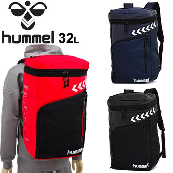 バックパック メンズ レディース/ヒュンメル Hummel ATHLETE BOX BACKPACK 32L ボックス型 リュックサック スポーツバッグ 部活 通学 鞄 /HFB6120【ギフト不可】｜apworld