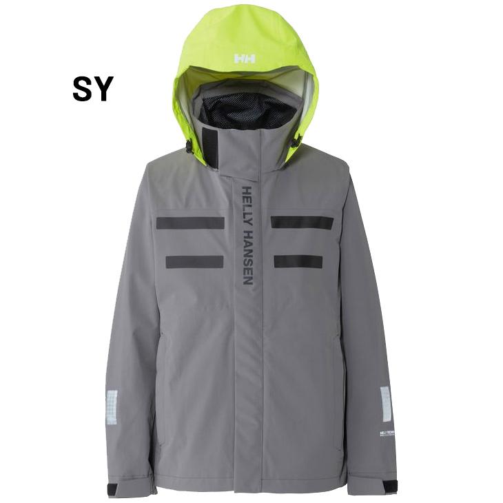 Helly Hansen 防水ジャケット グレー/イエロー HELLY HANSEN（ヘリーハンセン） 防水ジャケット メンズ レディース