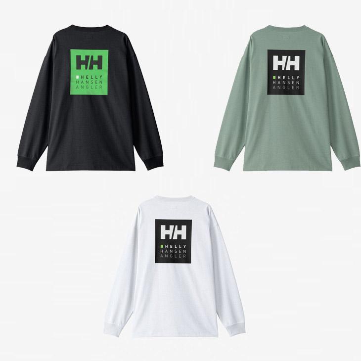 ヘリーハンセン 長袖 Tシャツ メンズ レディース HELLYHANSEN HHアングラーロゴティー 吸汗速乾 UVカット フィッシング 釣り 渓流 川 海 /HH32406｜apworld｜06