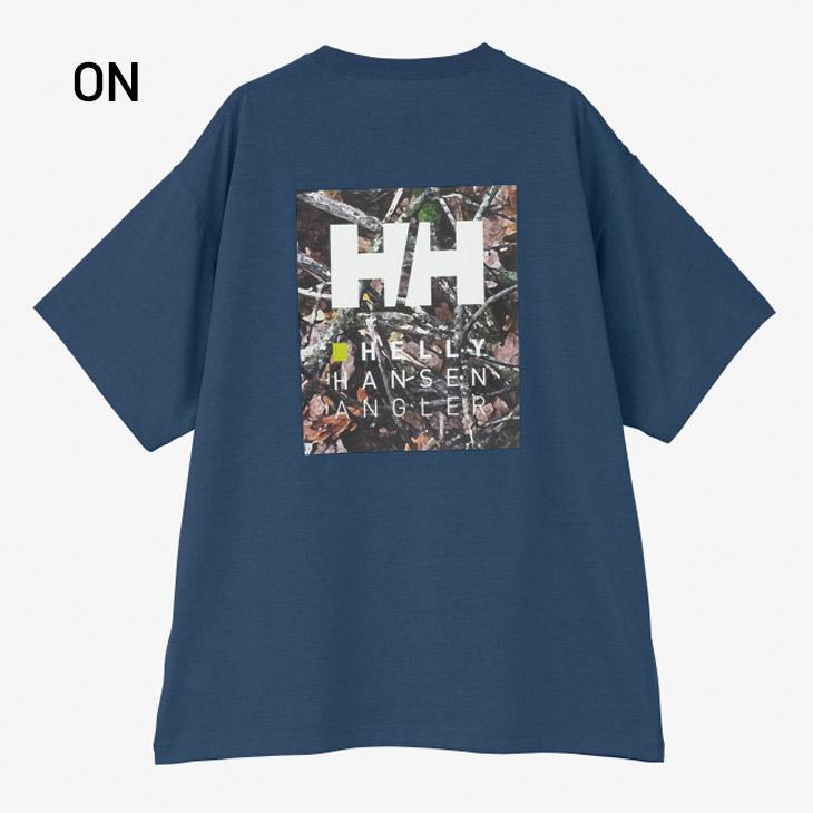 【HELLY HANSEN】フィッシング アウトドア セットアップ L ネイビー HELLY HANSEN ヘリーハンセン 半袖 Tシャツ メンズ レディース