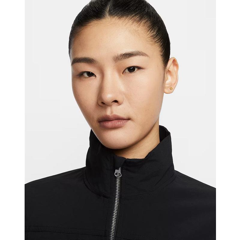 NIKE ナイキ ナイロン ジャケット クロップド丈 レディース