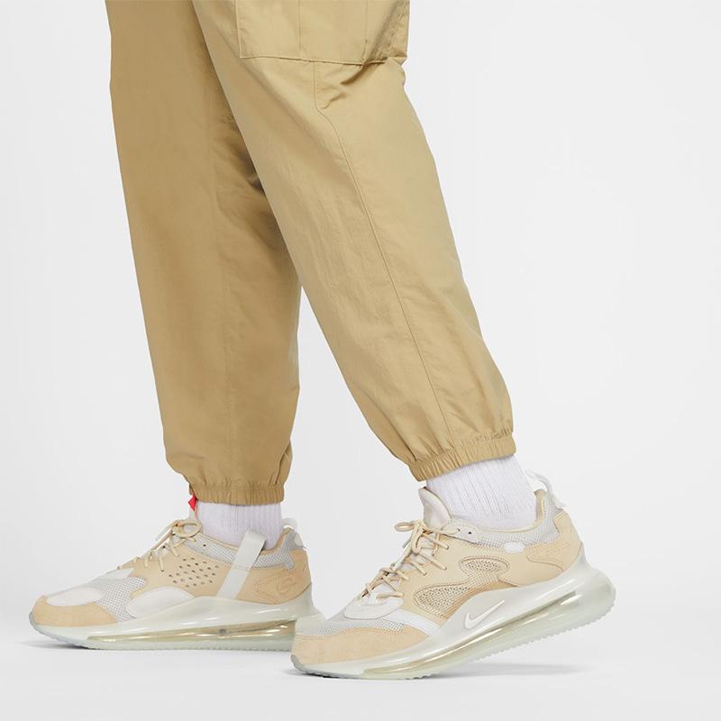 ナイキ　ジョーダン　ナイロンパンツ　メンズ　Ｌ　ベージュ　カーゴパンツ　ウーブン ナイキNIKEジョーダン ナイロン ウーブンパンツ メンズ Lサイズ