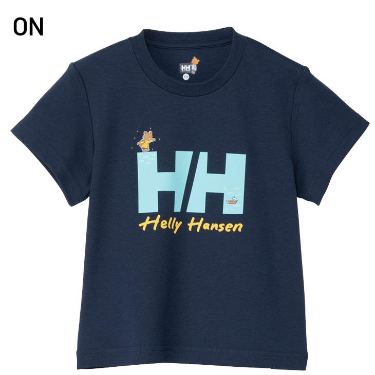 新品 ヘリーハンセンtシャツヘリーブルー 130 2枚140 1枚 HELLY HANSEN（ヘリーハンセン） 半袖 Tシャツ メンズ レディース ロゴ