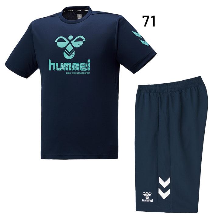 hummel ヒュンメル キッズ 半袖Tシャツ ハーフパンツ 上下 hummel ヒュンメル キッズ 半袖Tシャツ ハーフパンツ 上下