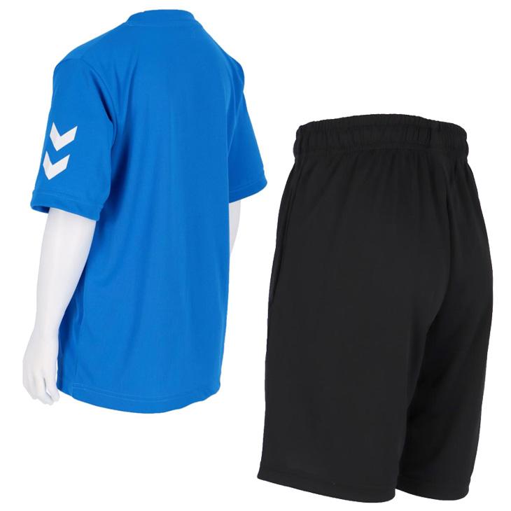 hummel（ヒュンメル） キッズ 半袖 Tシャツ ショートパンツ 上下 120