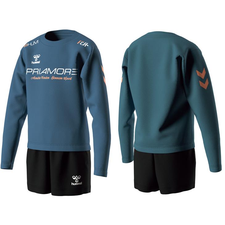 シャツ ヒュンメル キッズ 長袖シャツ ショートパンツ 上下 130-160cm