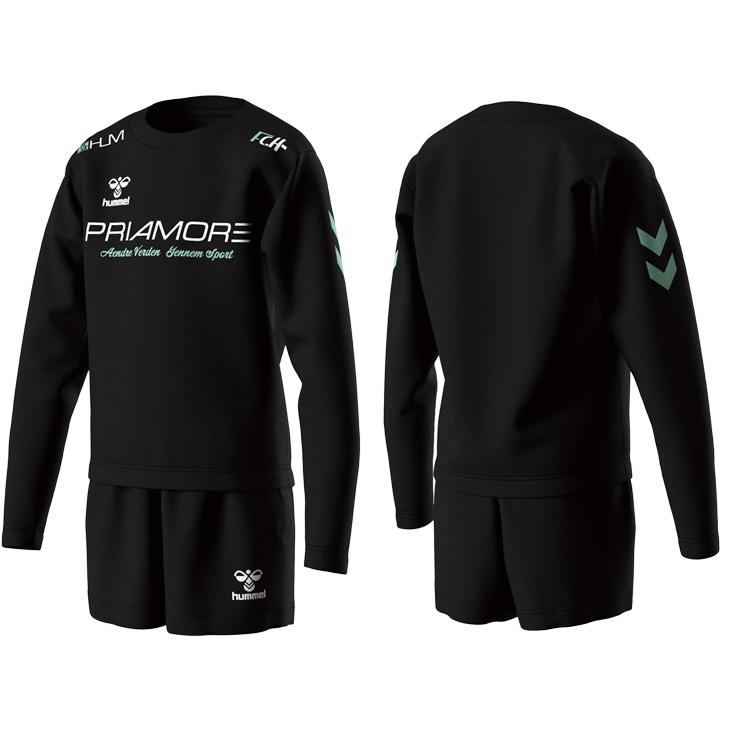 シャツ ヒュンメル キッズ 長袖シャツ ショートパンツ 上下 130-160cm