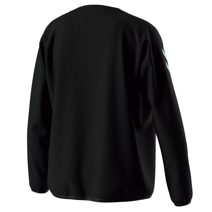 hummel ブラック ピステ上下 150cm ジュニア hummel（ヒュンメル）ジュニア ハイブリッドピステトップ パンツ