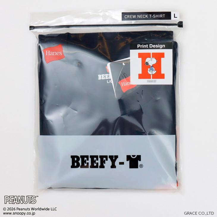 Hanes（ヘインズ） 半袖 Tシャツ メンズ スヌーピーコラボ パックT