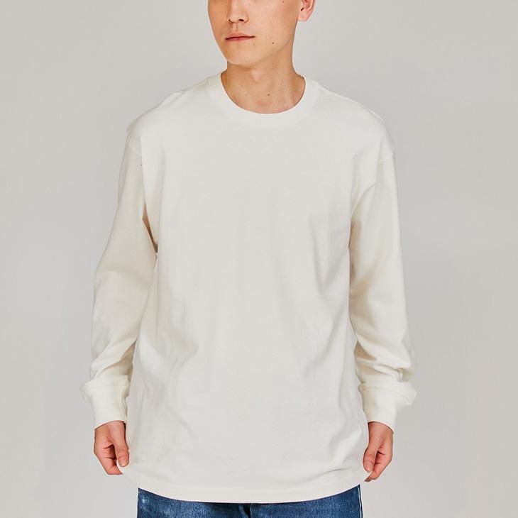 Hanes（ヘインズ） 長袖 Tシャツ メンズ Hanes T-SHIRTS SHIRO パックT
