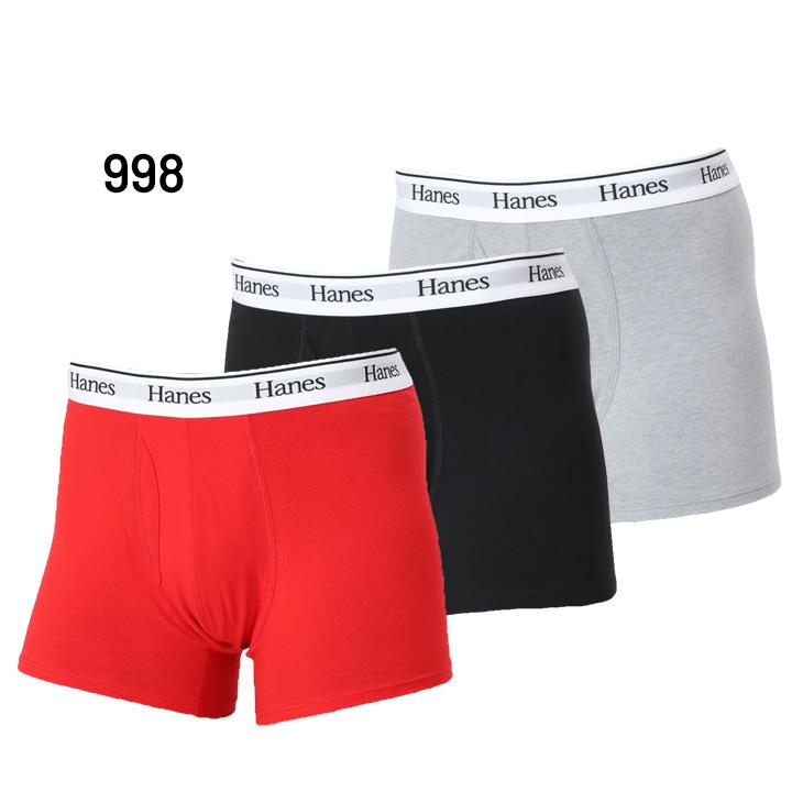 Hanes（ヘインズ） ボクサーパンツ 3枚入りパック メンズ Hanes