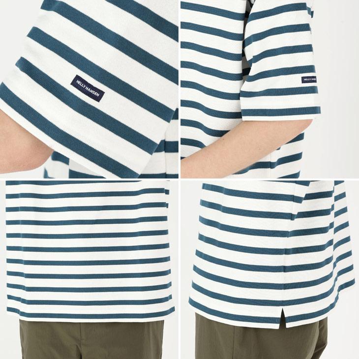 タグ付新品　H/H ヘリーハンセン　ボーダー 半袖Tシャツ WL ロゴ入り HELLY HANSEN ヘリーハンセン 半袖 Tシャツ ボーダー メンズ