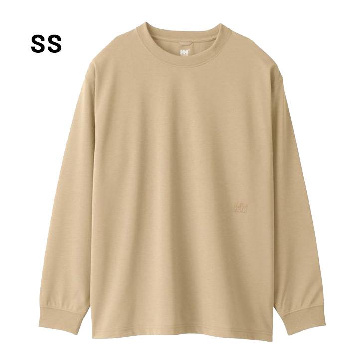 Bristol XL 長袖Tシャツ ベージュ HELLY HANSEN（ヘリーハンセン） 長袖 Tシャツ メンズ ワンポイント