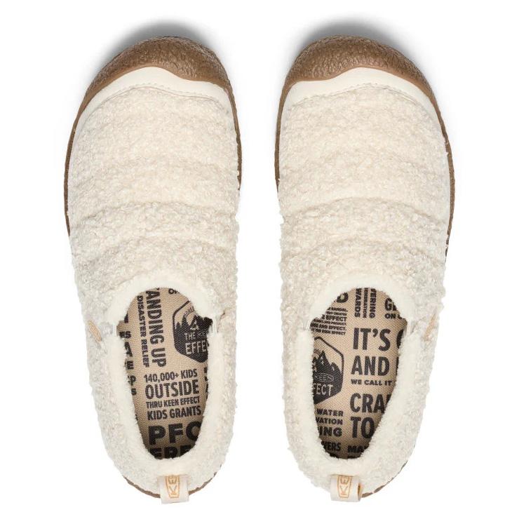 KEEN ローカットスニーカー 24cmホワイト ボアスリッポン ハウザー KEEN ローカットスニーカー 24cmホワイト ボアスリッポン ハウザー