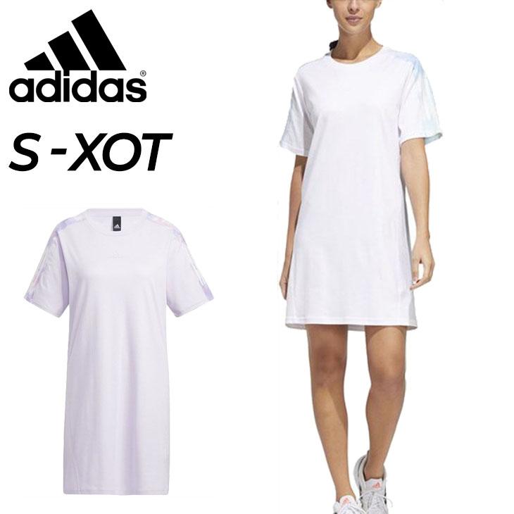 ワンピース 半袖 レディース アディダス Adidas W Met ワンピース スポーティ ウェア Tシャツ ドレス 女性 かわいい トップス Hq514 0qpd Hq514 Apworld 通販 Yahoo ショッピング