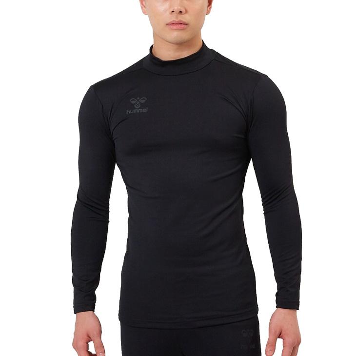 HYDROGEN ブラック 長袖インナーシャツ HOTMAGIC グンゼ インナー Vネック 男性 肌着 長袖 メンズ 冬 暖かい