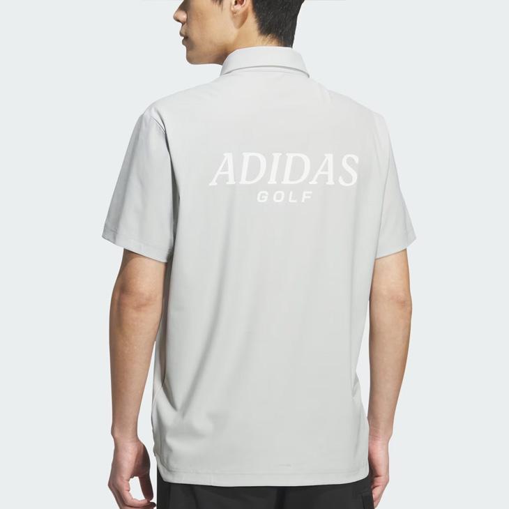 adidas/アディダス ゴルフ ポロシャツ【ライトグレー/Ｌ】新品！ adidas（アディダス） 半袖シャツ メンズ ゴルフウェア adidas GOLF