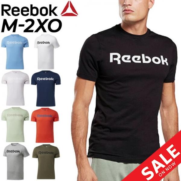 Tシャツ 半袖 メンズ リーボック Reebok グラフィックシリーズ リニア ロゴ Tシャツ スポーツウェア 男性 スリムフィット トレーニング ジム ランニング Ieh24 Ieh24 Apworld 通販 Yahoo ショッピング