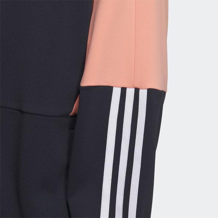 adidas上下セットアップ　Ｌサイズ　白黒　25新作　ルーズフィット adidas 即納可☆【adidas】アディダス 3ストライプス ルーズ