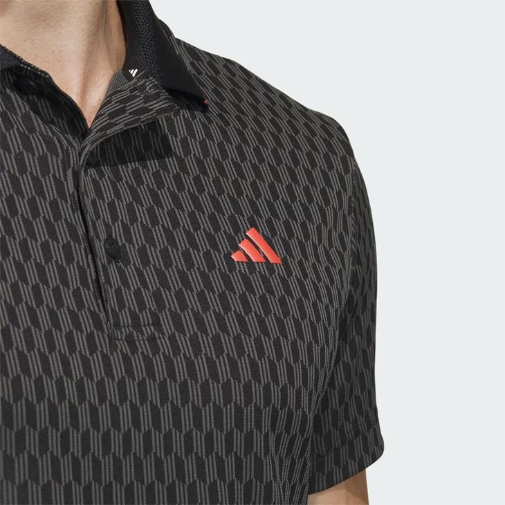 アディダス ポロシャツ 半袖 メンズ ゴルフウェア adidas GOLF ULT365 バックメッシュグラフィックポロ 男性 紳士用 ゴルフシャツ 総柄 メンズウェア 服 /IEY58｜apworld｜16