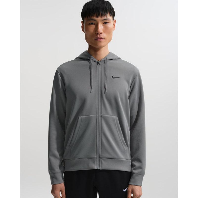 Nike フード付きパーカー 黒/灰色 NIKE（ナイキ） Dri-FIT UV フリース フルジップ パーカー ハイバース