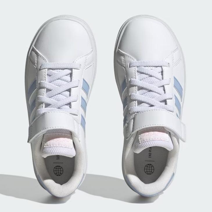 アディダス ジュニアシューズ スニーカー 19-25cm adidas グランドコート 2.0 子供靴 ローカット コートスタイル キッズスニーカー カジュアルシューズ /IG4841 | adidas | 04