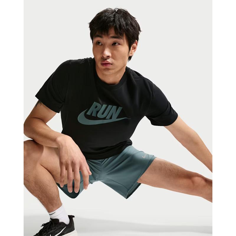 NIKE（ナイキ） 半袖 Tシャツ メンズ NIKE Dri-FIT ラン スウッシュ S