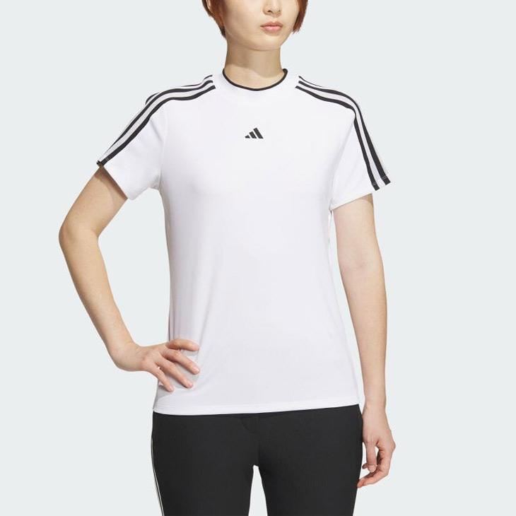 adidas アディダス モックネックシャツ 半袖 レディース ゴルフ