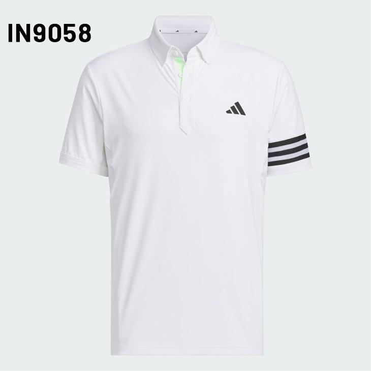 アディダス ポロシャツ 半袖 メンズ ゴルフウェア adidas GOLF 3ストライプス メッシュベントポロ 男性 紳士用 ゴルフポロ ゴルフシャツ メンズウェア 服 /IKK68｜apworld｜05