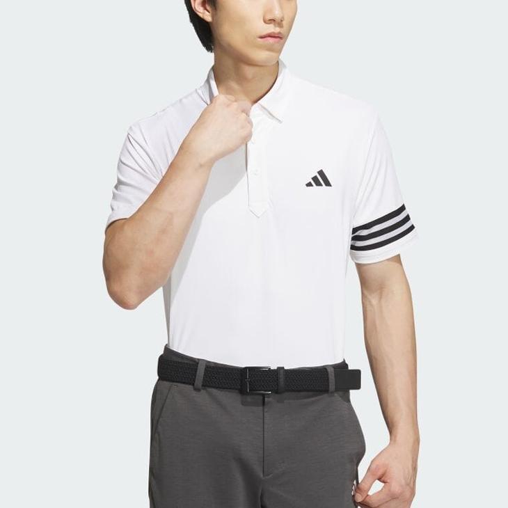 アディダス ポロシャツ 半袖 メンズ ゴルフウェア adidas GOLF 3ストライプス メッシュベントポロ 男性 紳士用 ゴルフポロ ゴルフシャツ メンズウェア 服 /IKK68｜apworld｜06