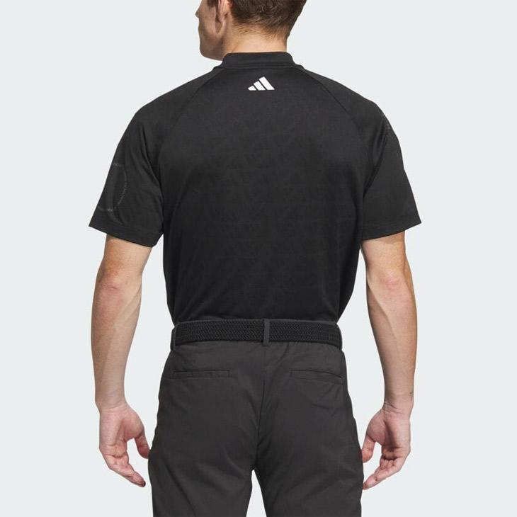 アディダス モックネックシャツ 半袖 メンズ ゴルフウェア adidas GOLF BOSジャカード グラフィックモック 男性 紳士用 ゴルフシャツ メンズウェア 服 /IKK69｜apworld｜05