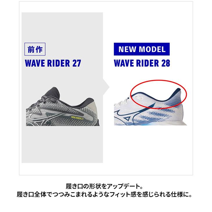 MIZUNO（ミズノ） ランニングシューズ メンズ 4E相当 ウエーブライダー