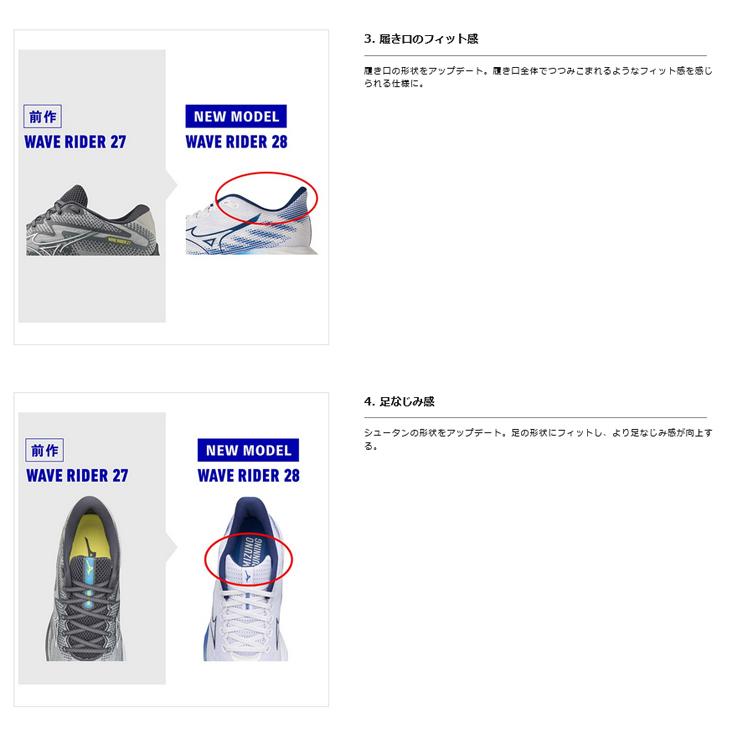 MIZUNO（ミズノ） メンズ ランニングシューズ 2E相当 ウエーブライダー